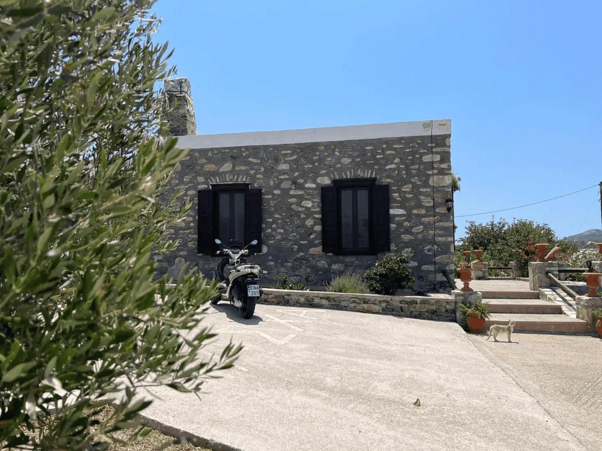 Πέτρινο Εξοχικό Σπίτι Στη Σύρο Agros  エクステリア 写真