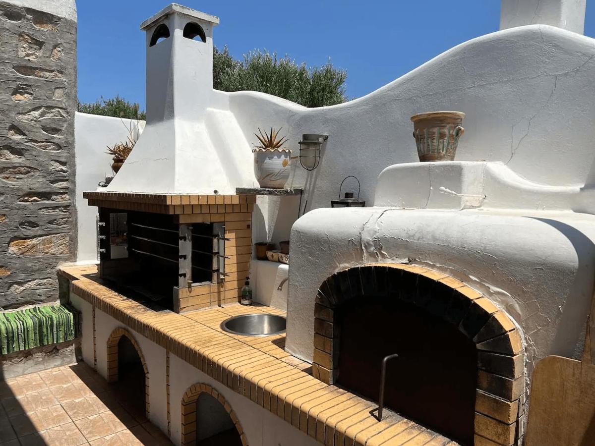 Πέτρινο Εξοχικό Σπίτι Στη Σύρο Agros  エクステリア 写真